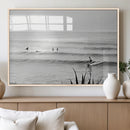 Surfer Silhouette Wall Art Canvas Print – Framed Calm Ocean by MyGreatCanvas | Canvas Wall Art Prints | Photo Prints & Wall Decor