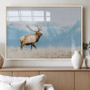 Mountain Elk Wall Art Canvas Print – Framed Rustic Wildlife by MyGreatCanvas | Canvas Wall Art Prints | Photo Prints & Wall Decor