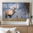 Mountain Elk Wall Art Canvas Print – Framed Rustic Wildlife by MyGreatCanvas | Canvas Wall Art Prints | Photo Prints & Wall Decor