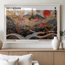 Mount Fuji Wall Art Canvas Print – Framed Abstract Mount