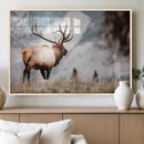 Elk Photography Wall Art Canvas Print – Framed Mountain by MyGreatCanvas | Canvas Wall Art Prints | Photo Prints & Wall Decor