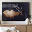 Bull Elk Decor Wall Art Canvas Print – Framed Elk by MyGreatCanvas | Canvas Wall Art Prints | Photo Prints & Wall Decor