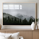 Misty Mountains Wall Art Canvas Print – Framed Foggy Forest by MyGreatCanvas | Canvas Wall Art Prints | Photo Prints & Wall Decor