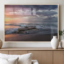 Ocean Sunset Wall Art Canvas Print – Framed Serene Coastal by MyGreatCanvas | Canvas Wall Art Prints | Photo Prints & Wall Decor