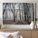 Winter Forest Wall Art Canvas Print – Framed Frosty Woodland by MyGreatCanvas | Canvas Wall Art Prints | Photo Prints & Wall Decor