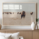 Bison Herd Wall Art Canvas Print, Framed Western Landscape by MyGreatCanvas | Canvas Wall Art Prints | Photo Prints & Wall Decor