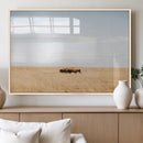 Bison Grassland Wall Art – Framed Minimal Nature Canvas by MyGreatCanvas | Canvas Wall Art Prints | Photo Prints & Wall Decor