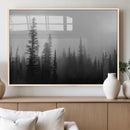 Misty Pines Wall Art Canvas Print – Framed Woodland by MyGreatCanvas | Canvas Wall Art Prints | Photo Prints & Wall Decor