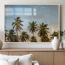 Palm Trees Wall Art Canvas Print – Framed Tropical Vibes Art by MyGreatCanvas | Canvas Wall Art Prints | Photo Prints & Wall Decor