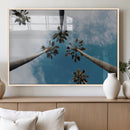Tropical Palm Trees Wall Art Canvas Print Framed California by MyGreatCanvas | Canvas Wall Art Prints | Photo Prints & Wall Decor