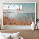 Golden Beach Grass Wall Art Canvas Print – Ocean Breeze Soft by MyGreatCanvas | Canvas Wall Art Prints | Photo Prints & Wall Decor