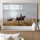 Western Cowboys Wall Art Canvas Print – Framed Rustic by MyGreatCanvas | Canvas Wall Art Prints | Photo Prints & Wall Decor