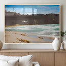 Tranquil Beach Wall Art Canvas Print – Framed Blue Ocean by MyGreatCanvas | Canvas Wall Art Prints | Photo Prints & Wall Decor