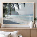 Tropical Beach Wall Art Canvas Print – Framed Serene Ocean by MyGreatCanvas | Canvas Wall Art Prints | Photo Prints & Wall Decor
