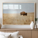 Buffalo Wall Art Canvas Print – Framed Western Wildlife by MyGreatCanvas | Canvas Wall Art Prints | Photo Prints & Wall Decor
