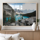 Canadian Rockies Wall Art Canvas Print – Framed Mountain by MyGreatCanvas | Canvas Wall Art Prints | Photo Prints & Wall Decor