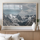 Snowy Peaks Wall Art Canvas Print – Alpine Wilderness