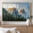 Wilderness Wall Art Canvas Print – Misty Forest Nature