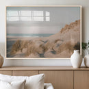 Beach Landscape Wall Art Canvas Print – Framed Sand Dune