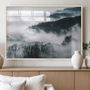 Foggy Forest Landscape Wall Art Canvas Print – Misty by MyGreatCanvas | Canvas Wall Art Prints | Photo Prints & Wall Decor