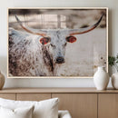 Majestic Texas Longhorn Bull Wall Art Canvas Print – Rustic by MyGreatCanvas | Canvas Wall Art Prints | Photo Prints & Wall Decor