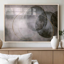 Abstract Grey Gold Wall Art – Modern Geometric Canvas by MyGreatCanvas | Canvas Wall Art Prints | Photo Prints & Wall Decor