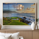 Pebble Beach Golf Links Wall Art Canvas Print – Iconic by MyGreatCanvas | Canvas Wall Art Prints | Photo Prints & Wall Decor