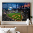 Target Field Wall Art Canvas Print – Baseball Stadium Scene, by MyGreatCanvas | Canvas Wall Art Prints | Photo Prints & Wall Decor