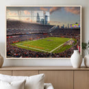 Chicago Bears Soldiers Field Wall Art Canvas Print – Framed