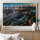 Chicago Bears Soldiers Field Wall Art Canvas Print – Framed