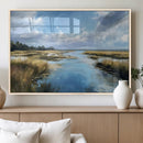 Marshland Wall Art Canvas Print – Serene Water Reflection by MyGreatCanvas | Canvas Wall Art Prints | Photo Prints & Wall Decor