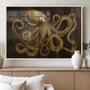 Octopus Wall Art Canvas Print – Wooden Art Sea Creature by MyGreatCanvas | Canvas Wall Art Prints | Photo Prints & Wall Decor