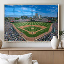 Wrigley Field Baseball Stadium Canvas Wall Art – Packed by MyGreatCanvas | Canvas Wall Art Prints | Photo Prints & Wall Decor