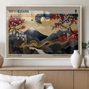 Yayoi Kusama Japanese Inspired Canvas Print – Mt. Fuji by MyGreatCanvas | Canvas Wall Art Prints | Photo Prints & Wall Decor