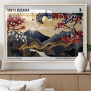 Yayoi Kusama Inspired Japanese Art Canvas Print – Framed by MyGreatCanvas | Canvas Wall Art Prints | Photo Prints & Wall Decor