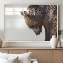 Grizzly Bear Canvas Wall Art Print – Framed Wildlife Nature by MyGreatCanvas | Canvas Wall Art Prints | Photo Prints & Wall Decor