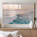 Sunset Surfing Wall Art Canvas Print, Ocean Wave Surfer with by MyGreatCanvas | Canvas Wall Art Prints | Photo Prints & Wall Decor