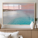 Serene Pastel Beach Wall Art Canvas Print, Tranquil Coastal by MyGreatCanvas | Canvas Wall Art Prints | Photo Prints & Wall Decor