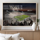 Epic Night Football Stadium Wall Art Canvas Print, Fireworks by MyGreatCanvas | Canvas Wall Art Prints | Photo Prints & Wall Decor
