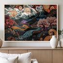 Whimsical Abstract Landscape Wall Art Canvas Print, Colorful by MyGreatCanvas | Canvas Wall Art Prints | Photo Prints & Wall Decor