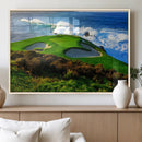 Coastal Golf Course Wall Art Canvas Print – Vibrant Green by MyGreatCanvas | Canvas Wall Art Prints | Photo Prints & Wall Decor