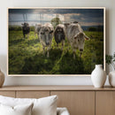 Grazing Cattle Herd Pasture Green Field Livestock Natural by MyGreatCanvas | Canvas Wall Art Prints | Photo Prints & Wall Decor