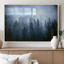 Foggy Pines Misty Forest Wall Art Print by MyGreatCanvas | Canvas Wall Art Prints | Photo Prints & Wall Decor