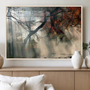 Sunlit Autumn Forest Wall Art Canvas Print – Framed Mist by MyGreatCanvas | Canvas Wall Art Prints | Photo Prints & Wall Decor