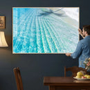 Crystal Clear Ocean Water Sunlit Reflections Palm Shadow Sandy Beach Tropical Wall Art for Home, Office Decor by MyGreatCanvas | Canvas Wall Art Prints | Photo Prints & Wall Decor