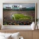 Green Bay Packers Lambeau Field Stadium Wall Art Canvas by MyGreatCanvas | Canvas Wall Art Prints | Photo Prints & Wall Decor