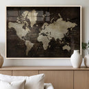Vibrant Watercolor World Map Wall Art – Stunning Multicolor by MyGreatCanvas | Canvas Wall Art Prints | Photo Prints & Wall Decor