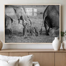 Wild Elephant Wall Art Canvas Print by MyGreatCanvas | Canvas Wall Art Prints | Photo Prints & Wall Decor