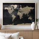 World Map Wall Art Print – Detailed Map of the World Wall by MyGreatCanvas | Canvas Wall Art Prints | Photo Prints & Wall Decor