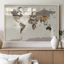 World Map Wall Art Print by MyGreatCanvas | Canvas Wall Art Prints | Photo Prints & Wall Decor